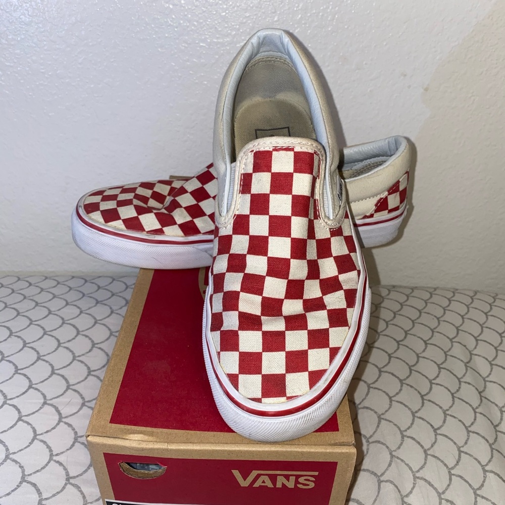 Size 8 Vans Slip Ons